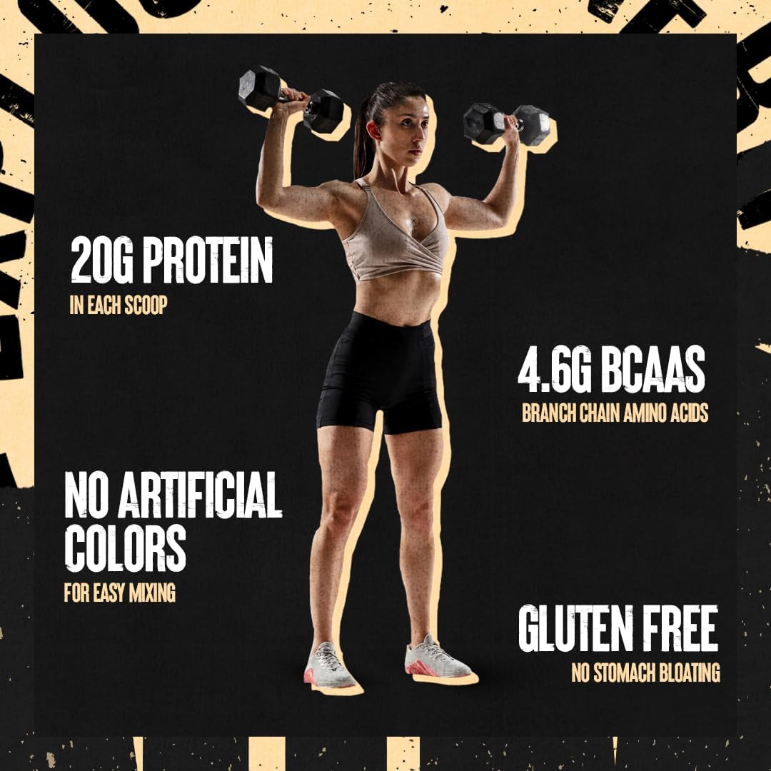 Proteína en Polvo 100% Whey Animal, BCAA, 4 lb