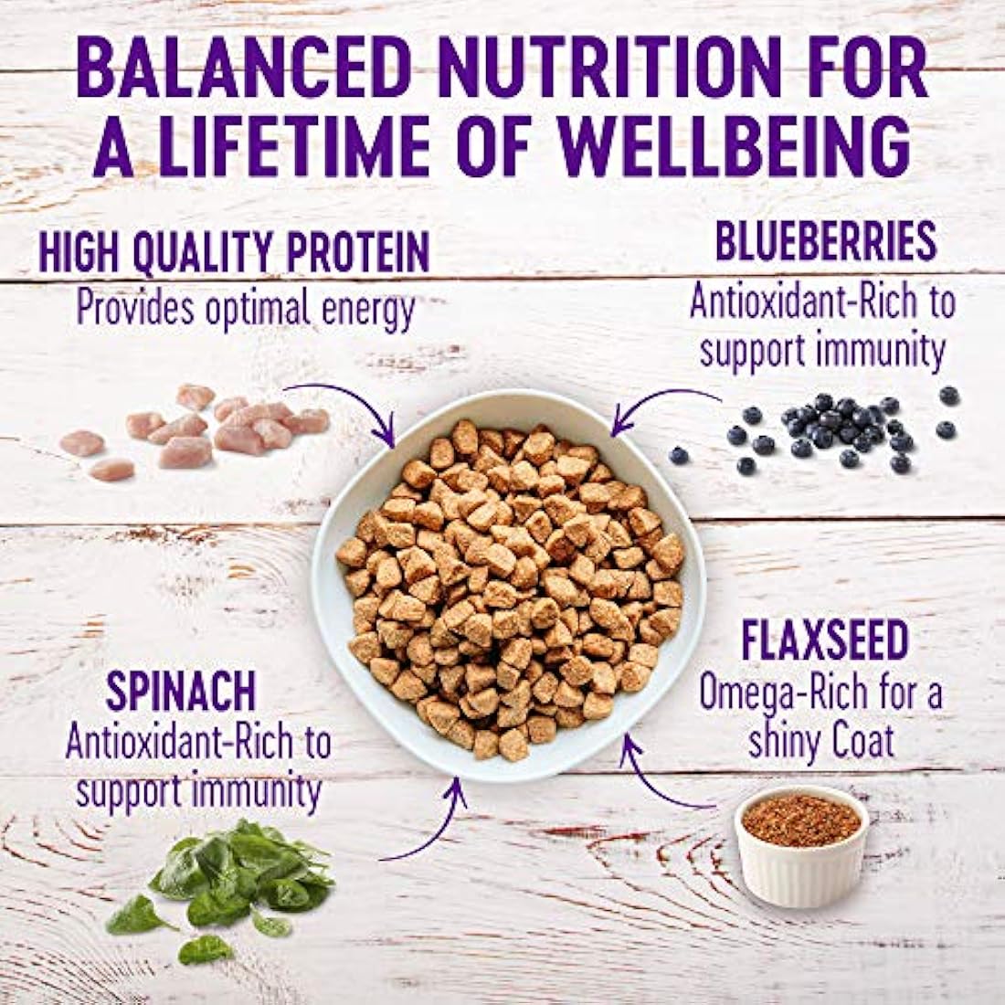 Alimento seco natural para perro