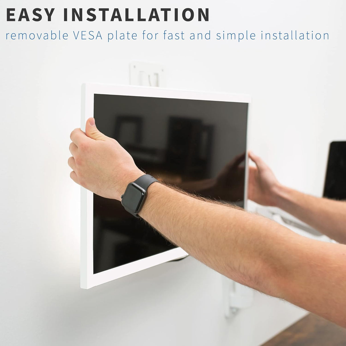 Soporte de pared ajustable VIVO para monitor 17-32, MOUNT-VW01AW