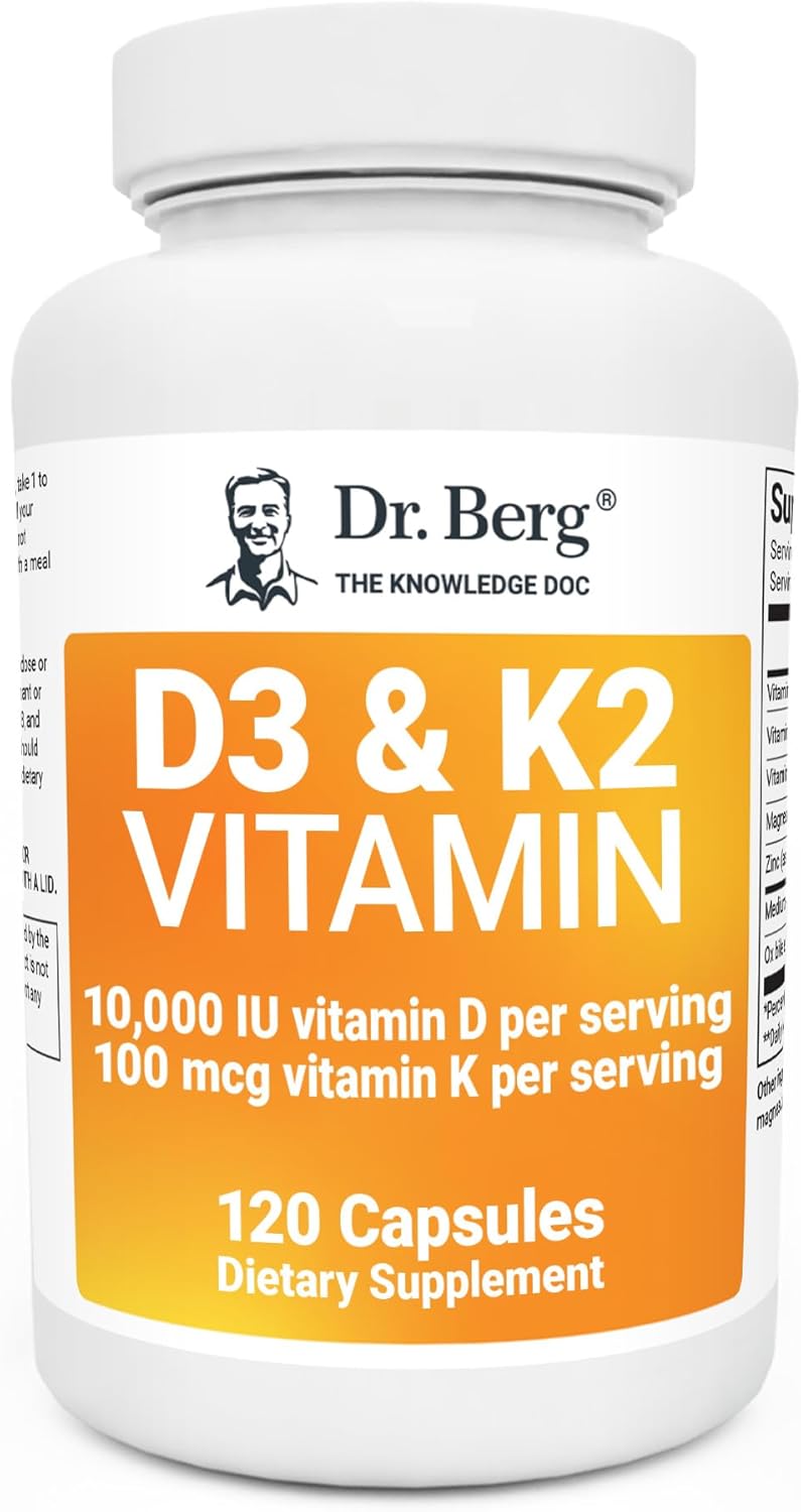 Suplemento Vitamina D3 K2 con aceite MC zinc y magnesio