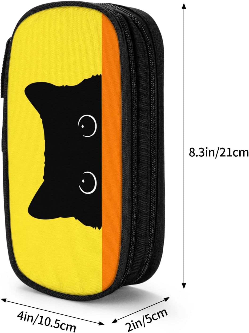 Estuche Gato Negro Divertido Gran Capacidad