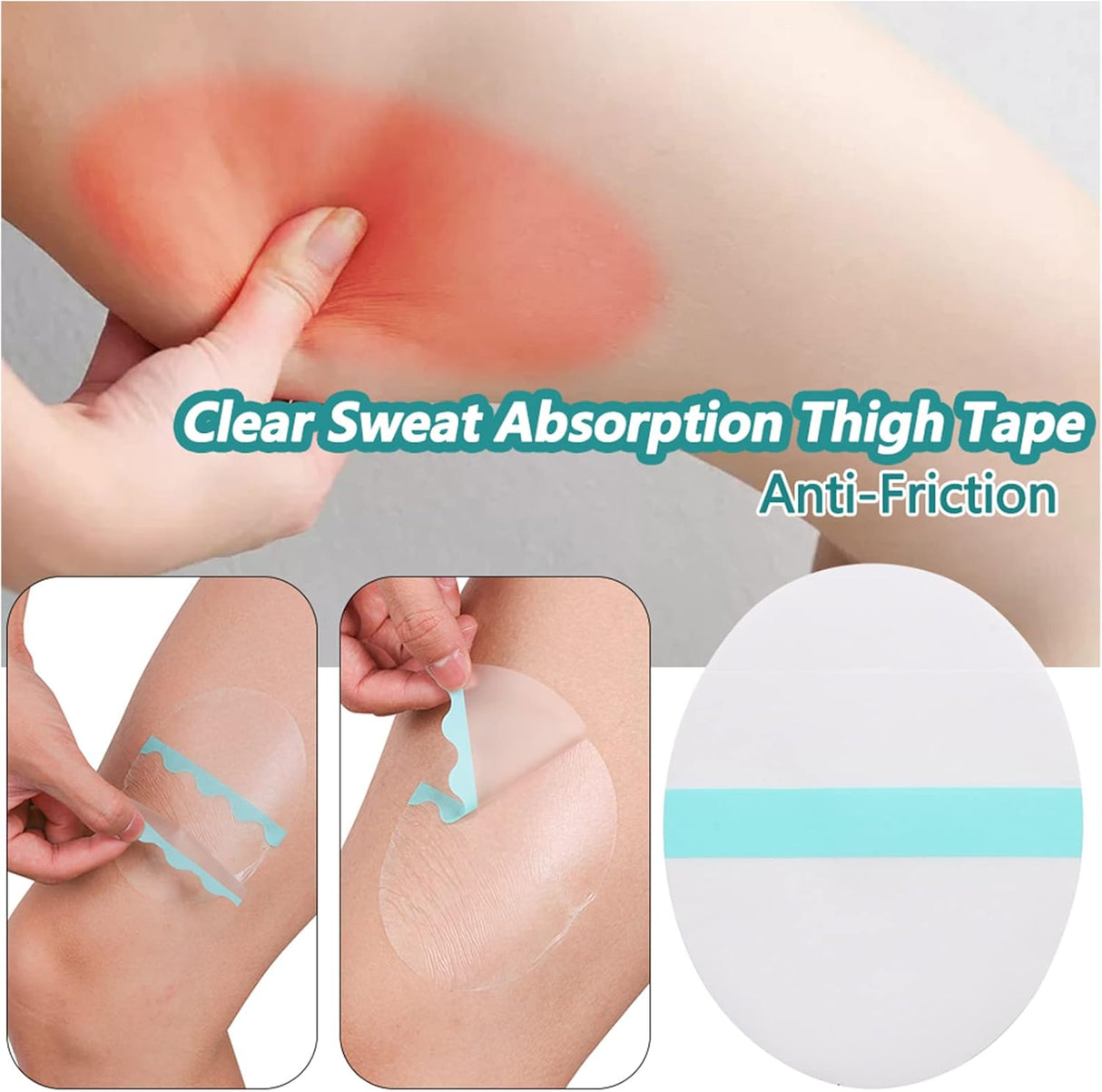 Adhesivo Anti-Rozaduras Muslo Parche Ultrafino Invisible