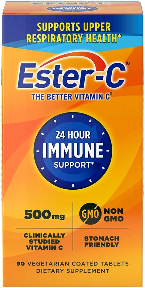 Suplemento Ester-C Tabletas de vitamina C de 500 mg 90 und