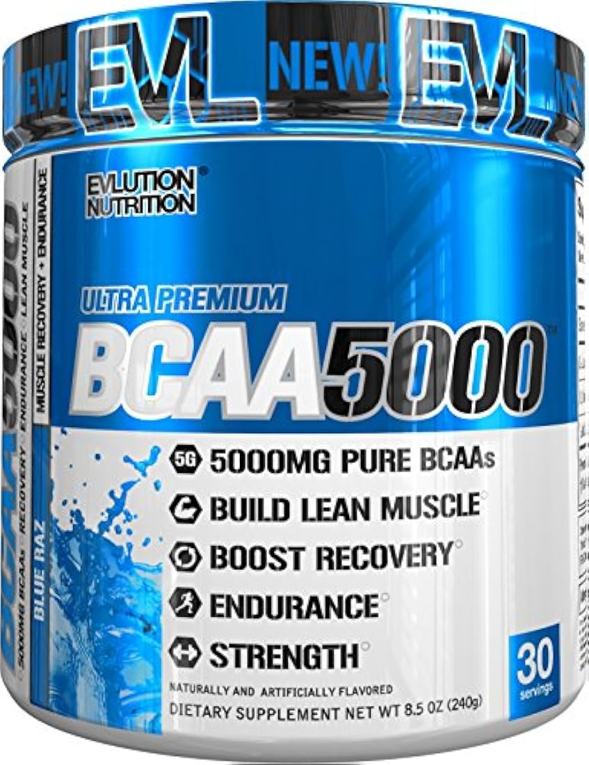 Nutrition BCAA5000 Polvo de 5 gramos de BCAA Premium