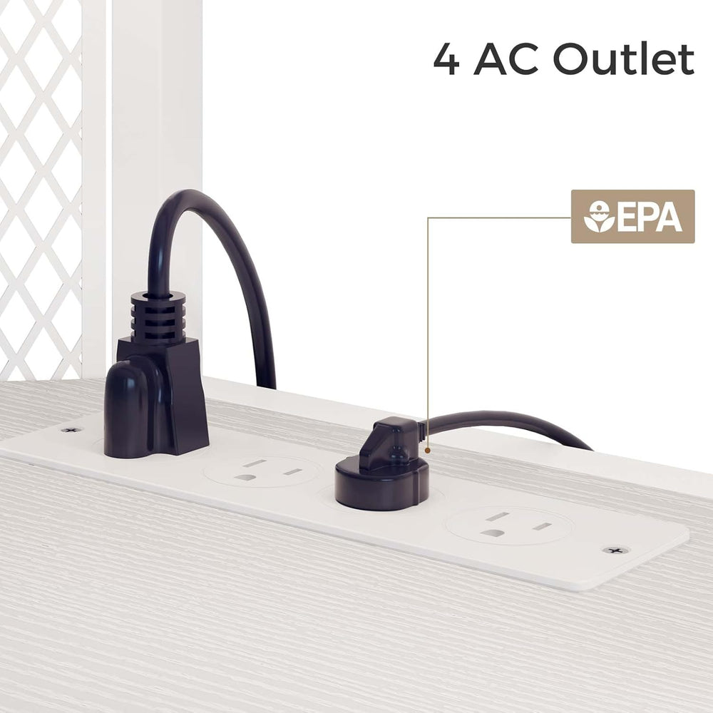 Soporte de TV Rolanstar con Montaje y Salida de Poder, Ajustable