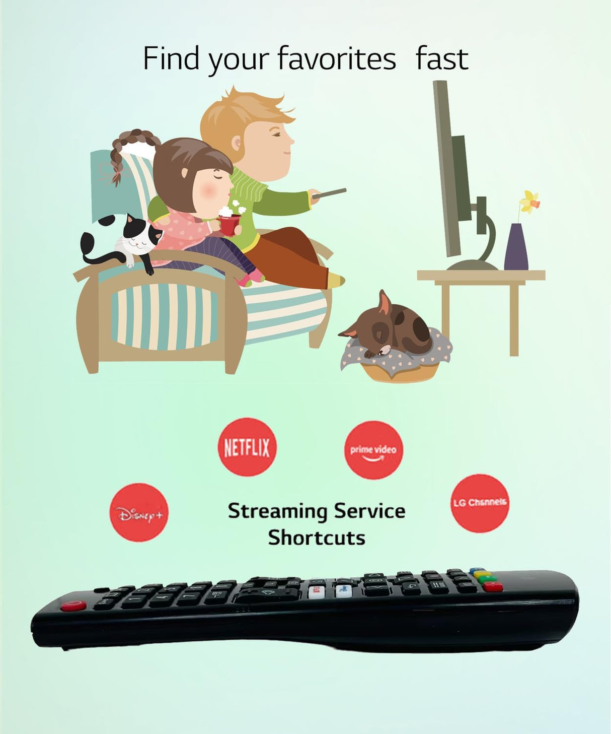 Control Remoto Universal LG Smart TV Reemplazo Modelos Varios