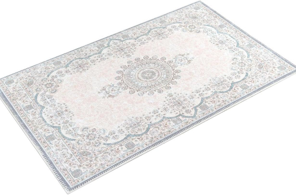 Alfombra Adiva Lavable a Máquina 2x3 Antideslizante Vintage