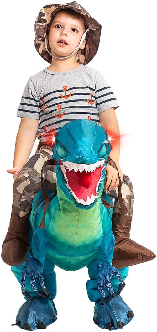Disfraz Inflable Dinosaurio GOOSH para Niños Halloween Divertido