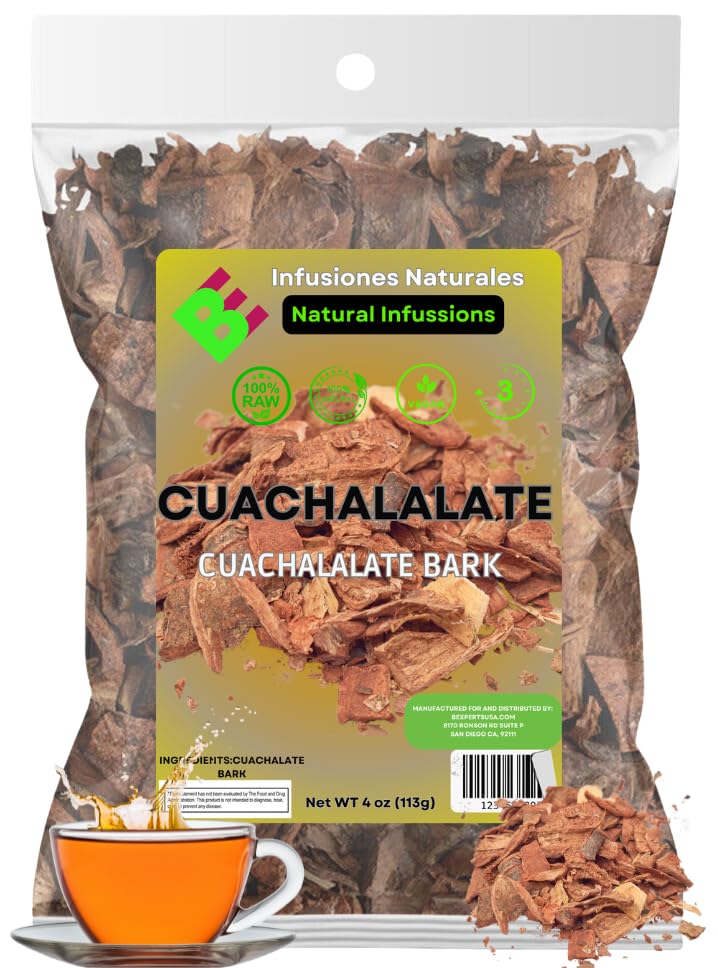Té Herbal Cuachalalate 4 oz B-Experts 100% Natural Sin GMO