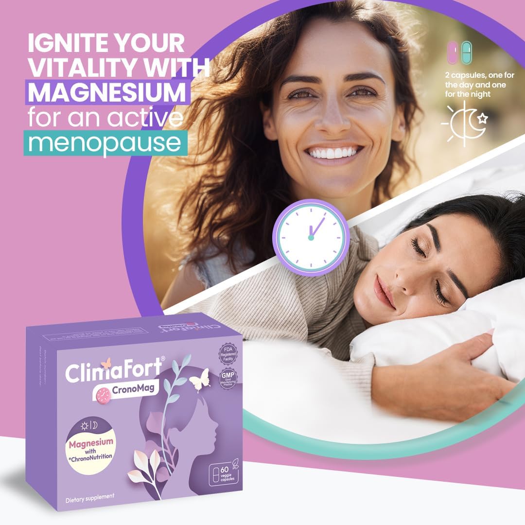 Magnesio para Mujeres Menopausia CronoMag 1 Mes
