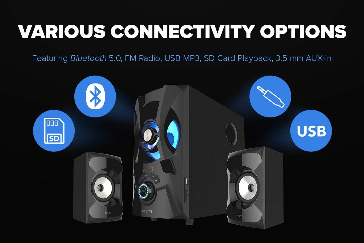 Altavoces Creative SBS E2900 con sonido envolvente y potencia