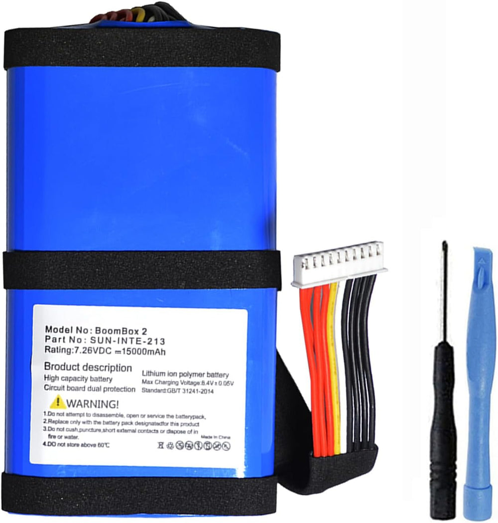 Batería 15000mAh JBL Boombox 2, 7.4V, SUN-INTE-213