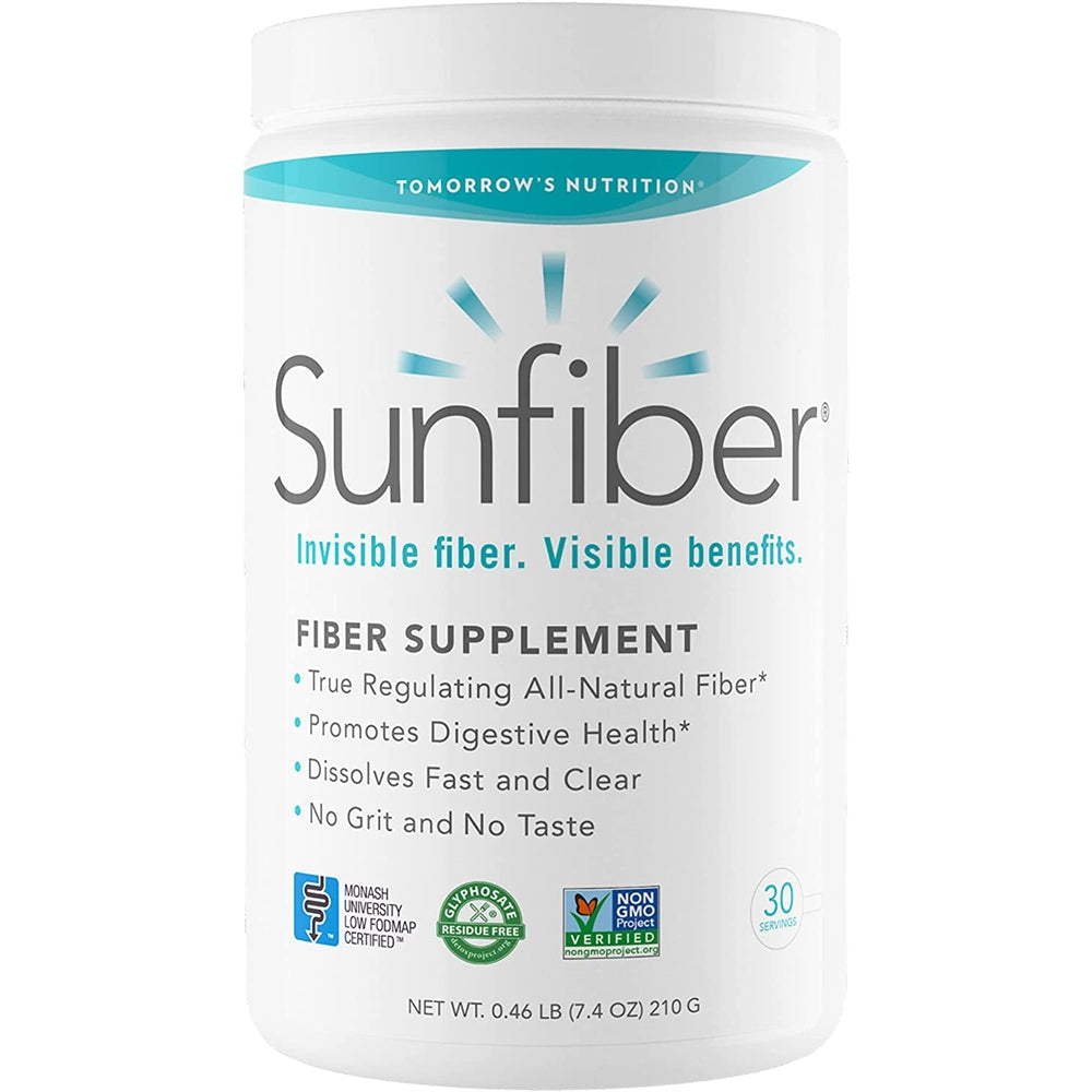 Suplemento SunFiber Soporte de fibra prebiótica vegano 210g