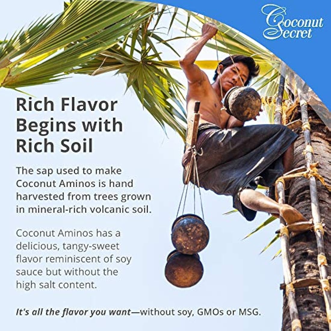 Coconut Secret salsa de aminos de coco orgánico 8 oz