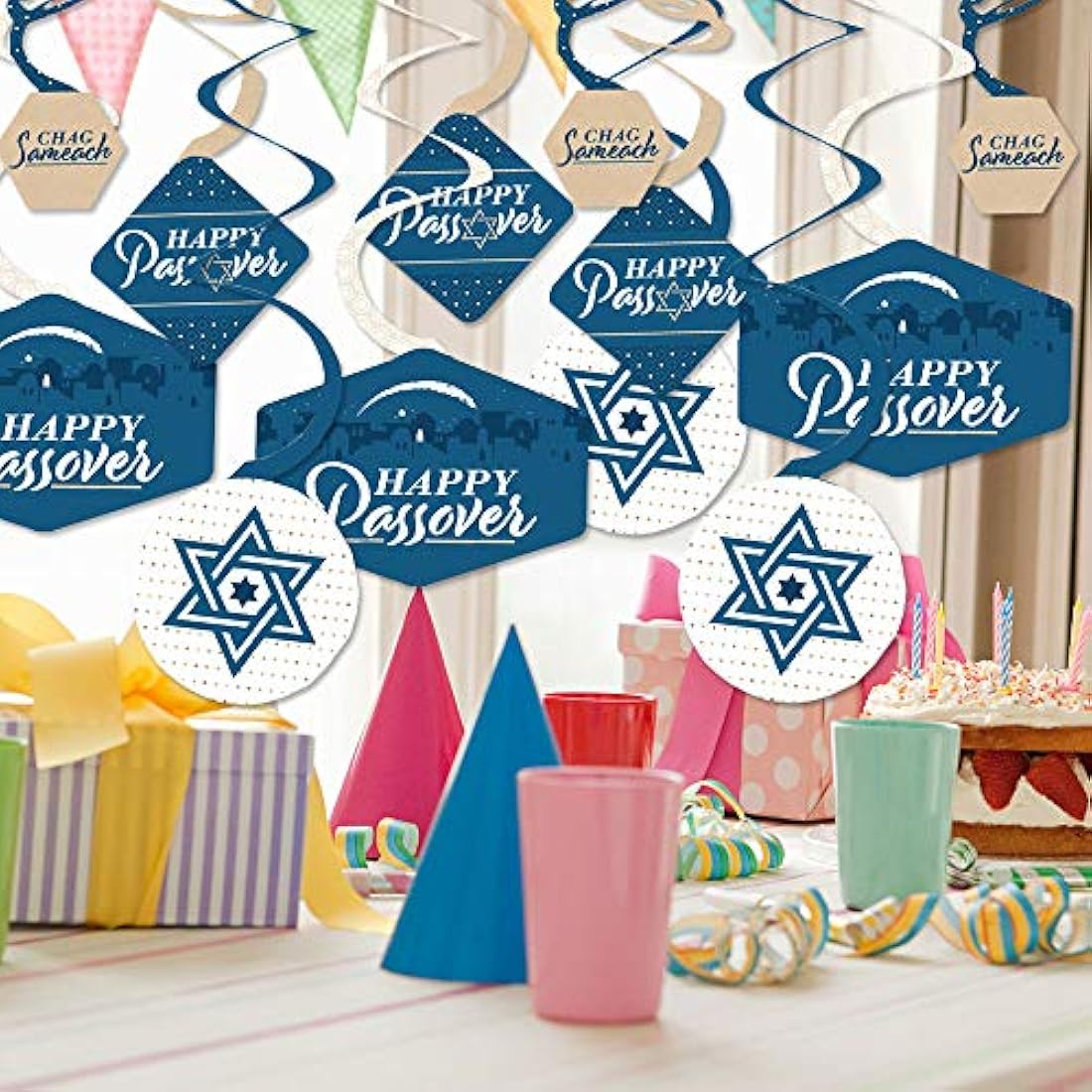 Decoración para fiesta judía – Juego de 40