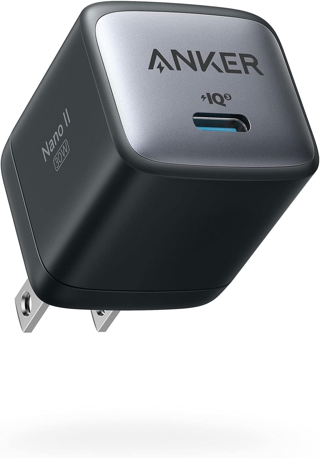 Adaptador de cargador rápido USB C Anker Nano II de 30 W