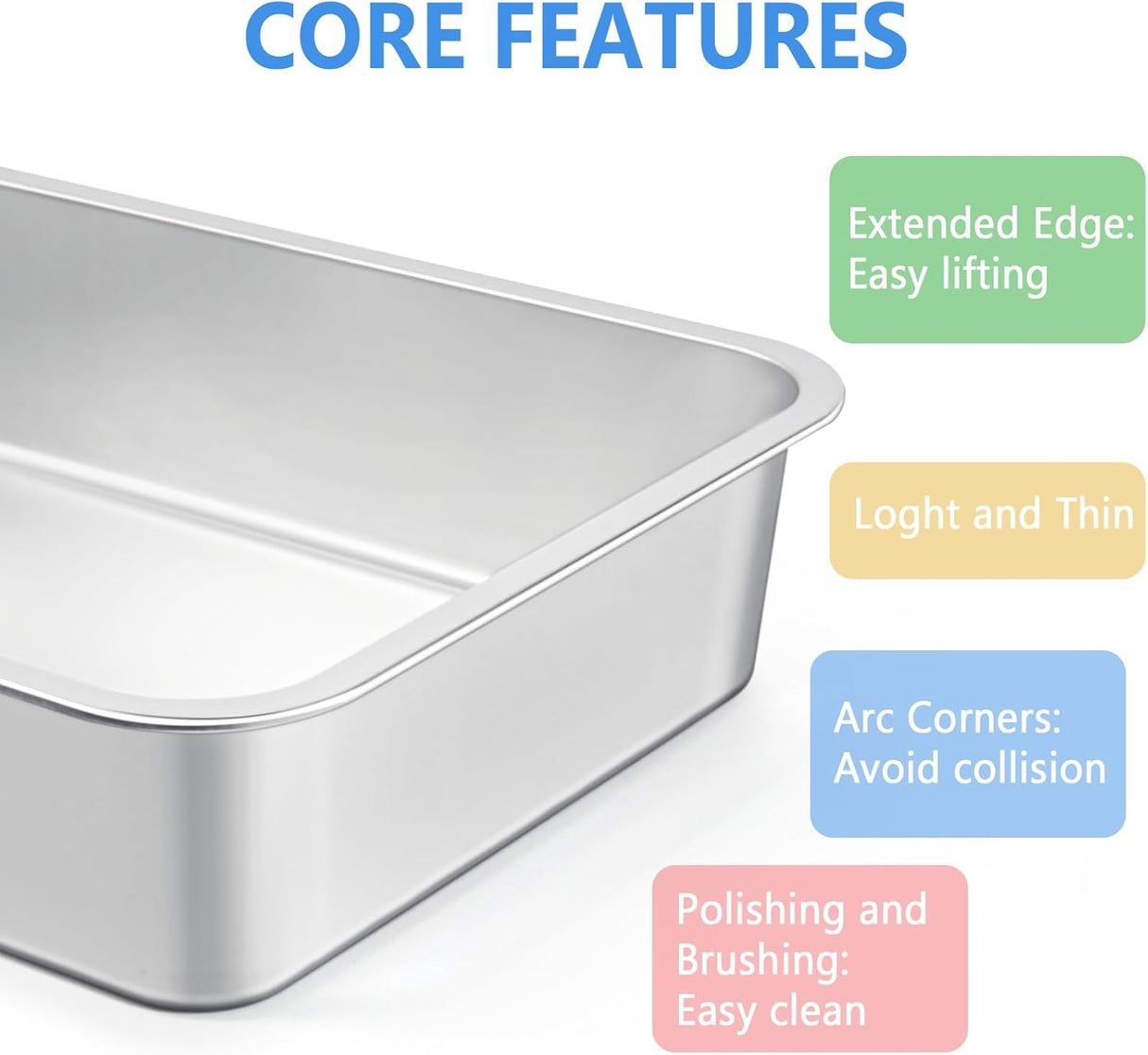 Caja de arena de viaje para gatos Harhana de acero inox.