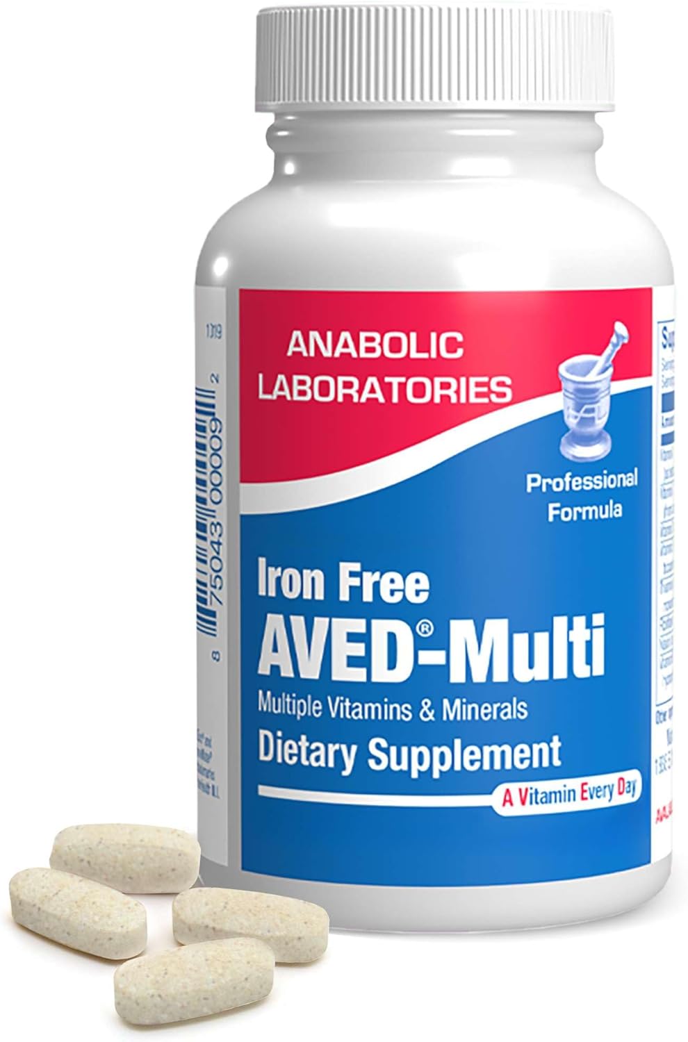 Multivitamínico diario sin hierro para hombres y mujeres