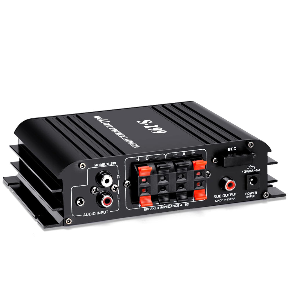 Amplificador de Audio Bluetooth 800W 4.1CH con Subwoofer Activo S299