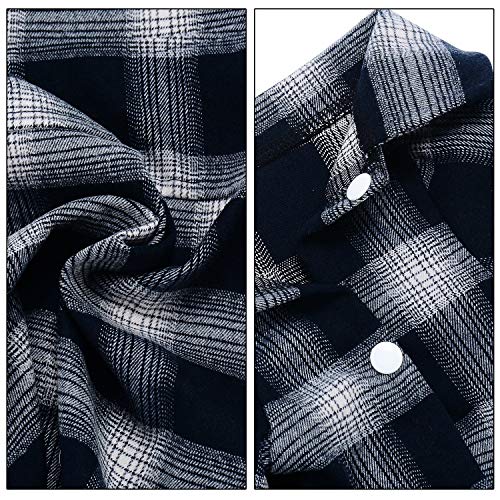 Koneseve - Camiseta para perro, diseño de cuadros, para mascotas, para gato, transpirable, para perros pequeños, medianos, grandes, cachorros, suaves, casuales, acogedores, de Halloween, de Acción de Gracias de Navidad,