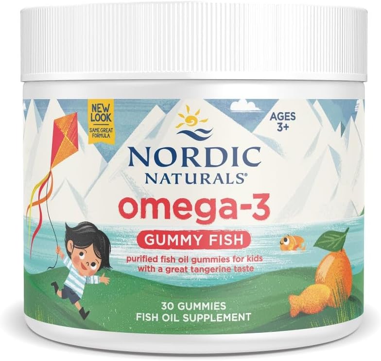 Nordic Naturals Omega-3 Gummy Fish, 30 Masticables