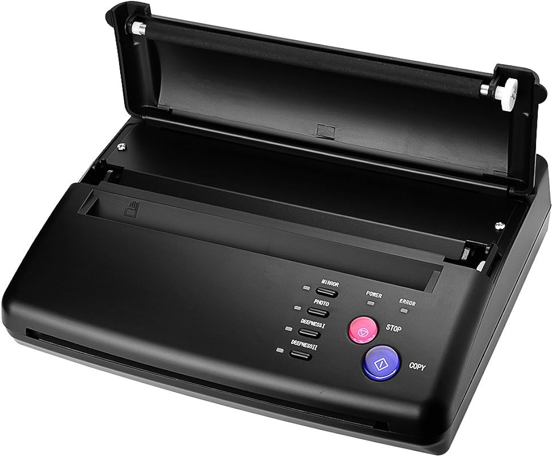 ATOMUS Máquina de transferencia de tatuajes Impresora Tatuaje Transferencia Stencil Máquina Copiadora 116F