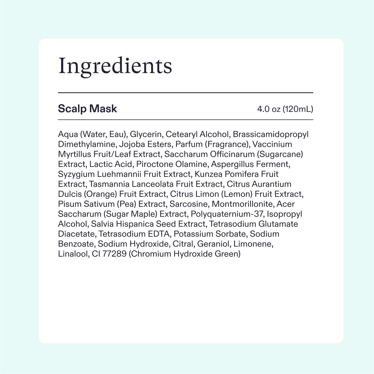 Mascarilla exfoliante para el cuero cabelludo Nutrafol