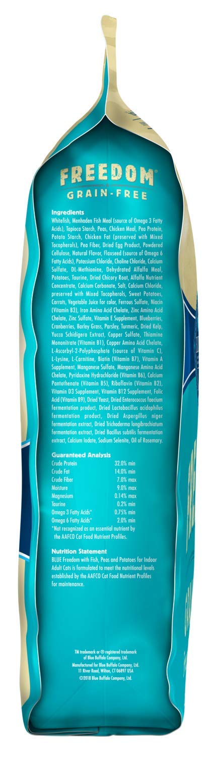 comida seca para gato Natural para adultos de pescado 11 lb