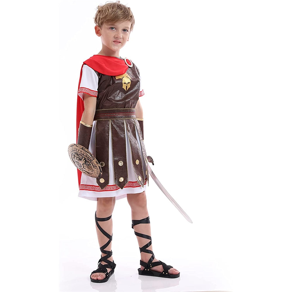 Disfraces de niño de juego de rol de época rojo talla M