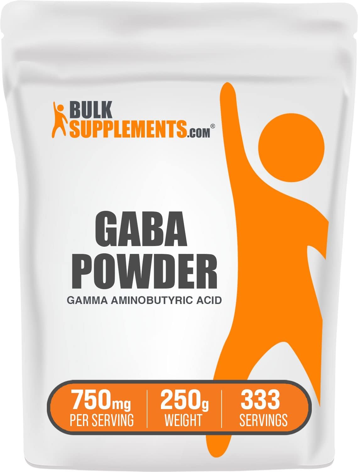 Suplemento BulkSupplements ácido gamma aminobutírico (GABA)