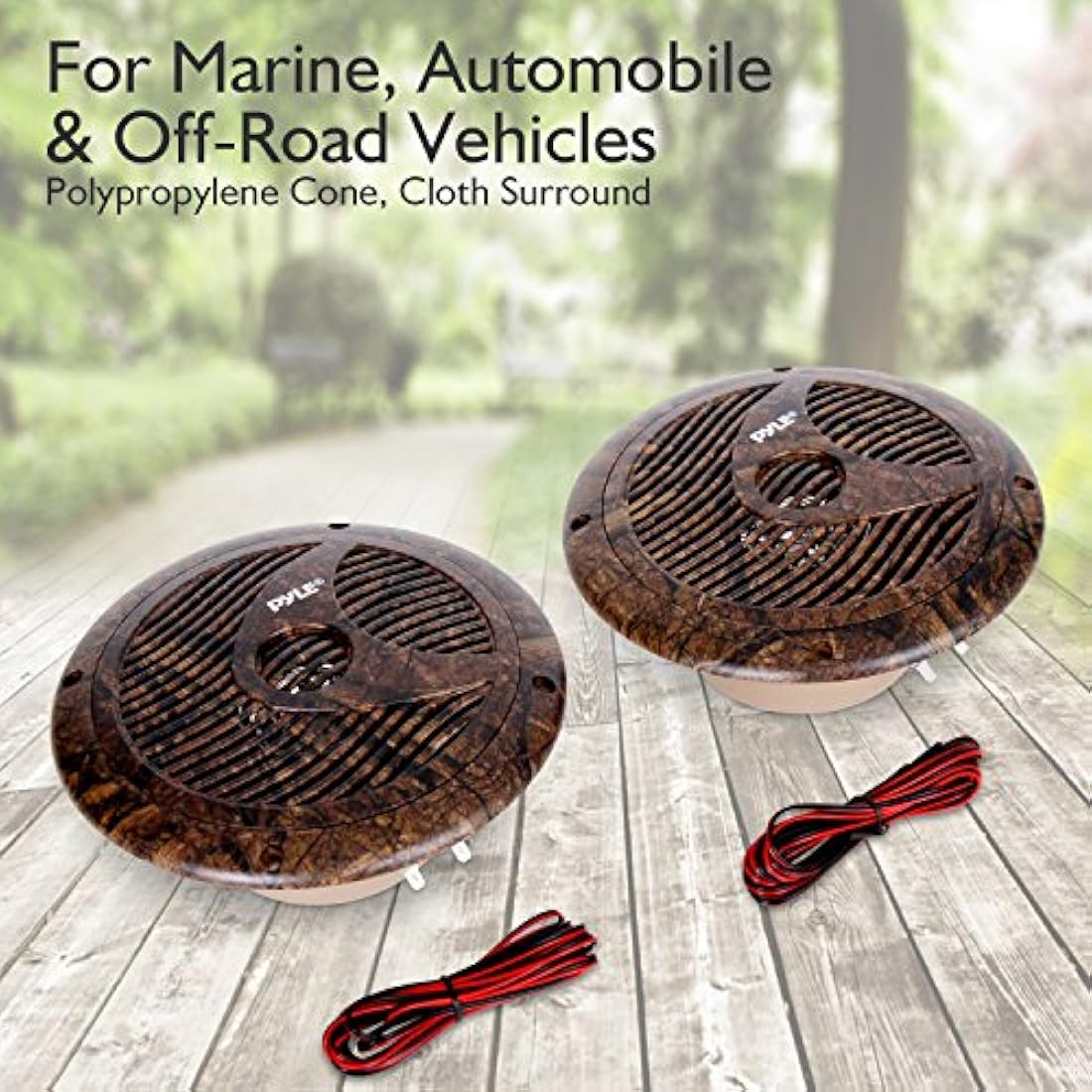Parlantes marinos dual PYLE PLMR60DK