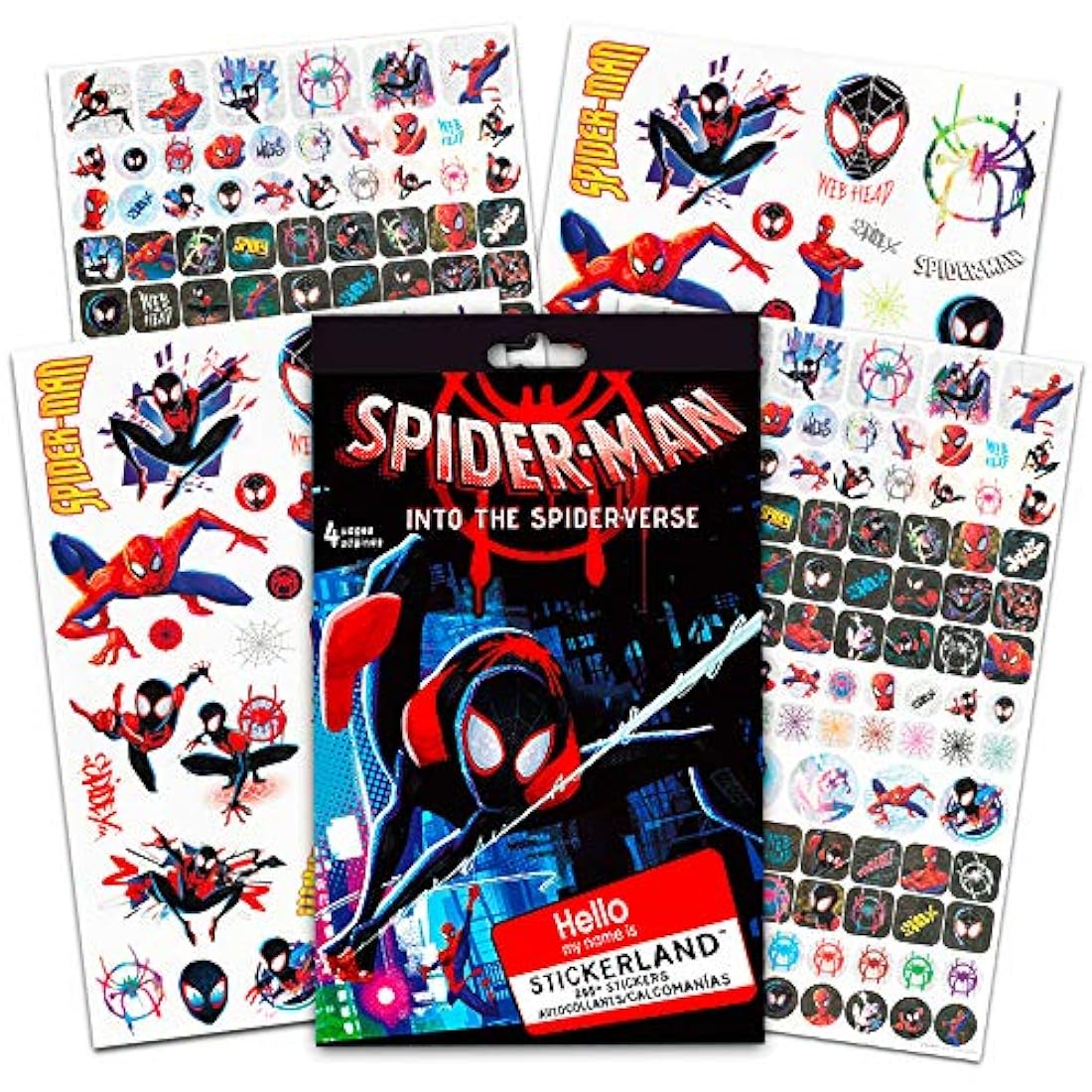 Libro de colorear con más de 270 pegatinas de Spiderman