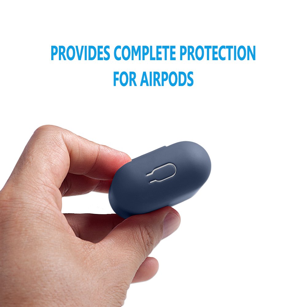 Funda protectora AirPods, FRTMA AirPods Funda de silicona