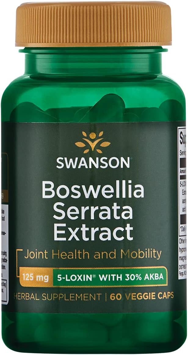 Extracto de Boswellia Serrata 125 mg 60 Cápsulas Veganas