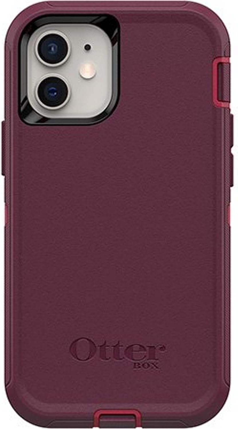 OtterBox Defender Screen Series - Funda para iPhone 12 Mini (solamente) - Embalaje a granel - Berry Potion