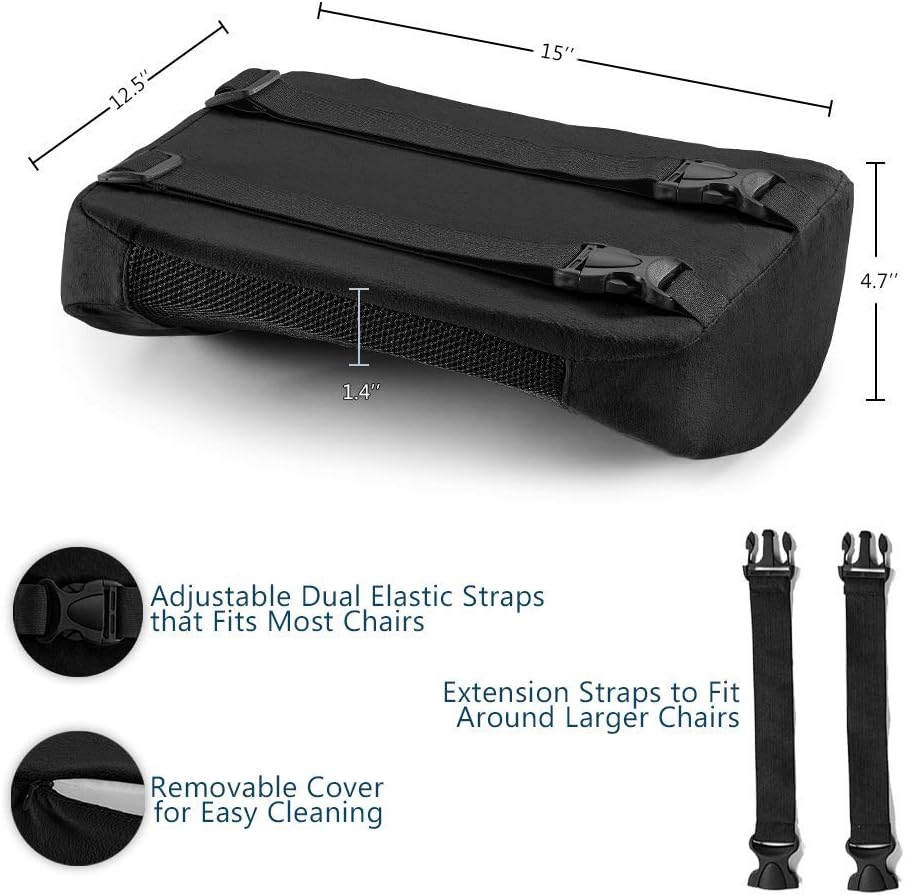 Cojín Lumbar ComfiLife - Espuma Memoria, Malla 3D, Ajustable