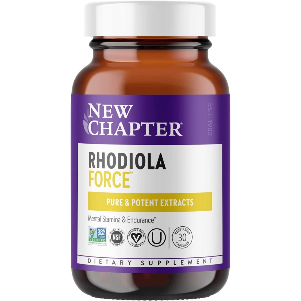 Suplemento Rhodiola Force 300 mg con potente vegana 30 und
