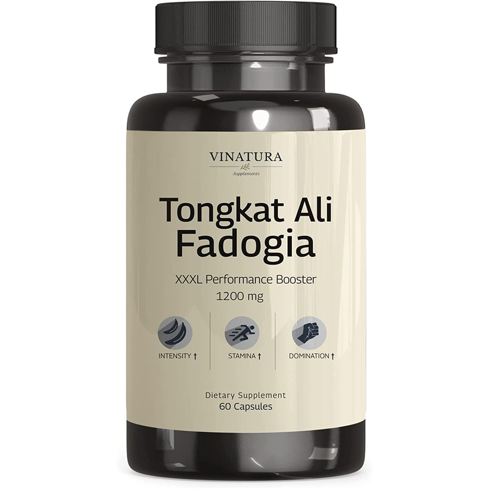 Suplemento Fadogia Agrestis Tongkat Ali 1200 mg 60 capsula