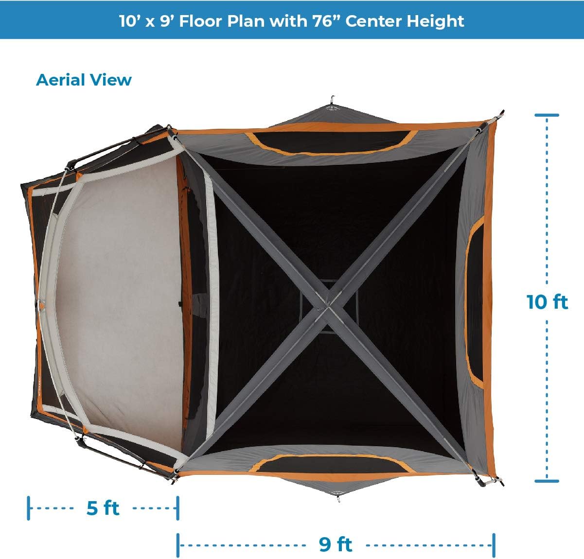 Tiendas de campaña portátil con bolsa de transporte CORE