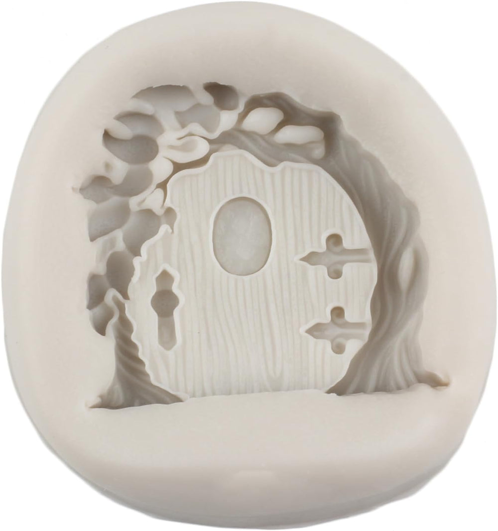 Molde de silicona para puerta de casa de jardín de hadas