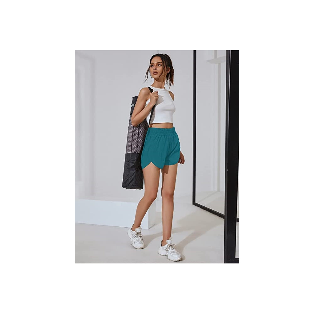 Shorts cortos y elásticos de cintura talla M