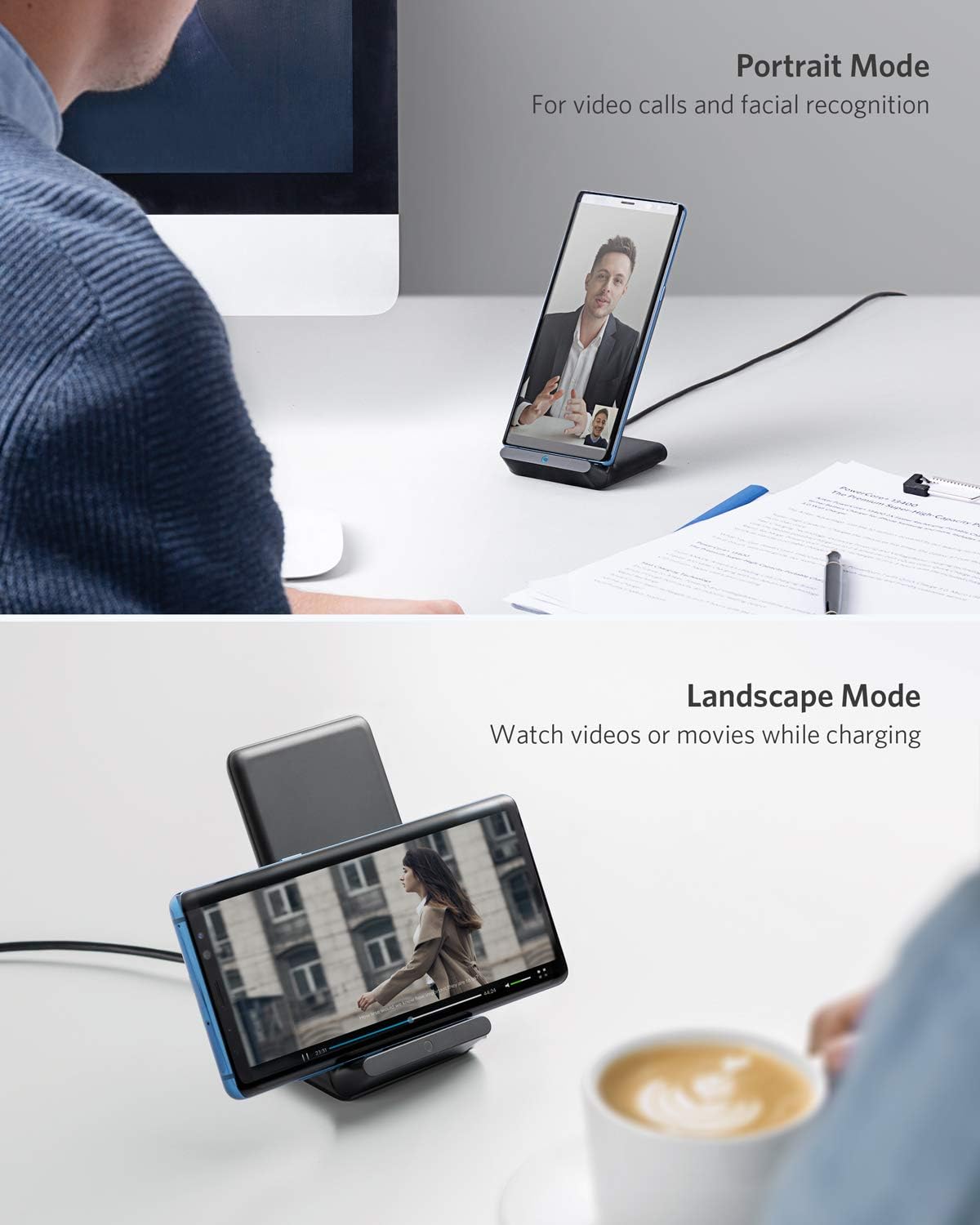 Cargador inalámbrico 313 soporte certificado