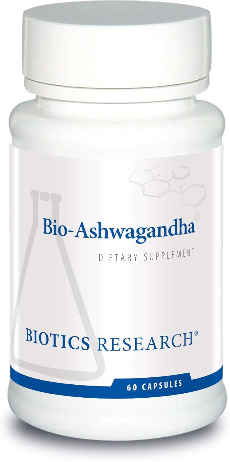 Bio Ashwagandha 300 Biotics Research - Adaptógeno 60 Cápsulas