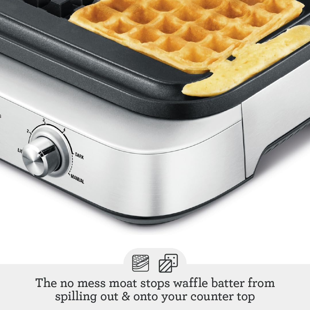 Waffle Maker Breville 4 Rebanadas, 12.25x12.25x5.75 Pulgadas