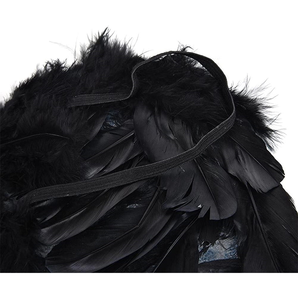 Disfraces de fiesta de Halloween alas de ángel negra