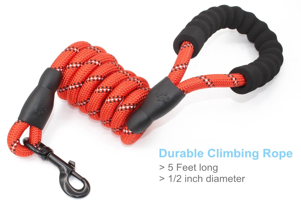 Correa fuerte para perros BAAPET de 5 pies con una cómoda