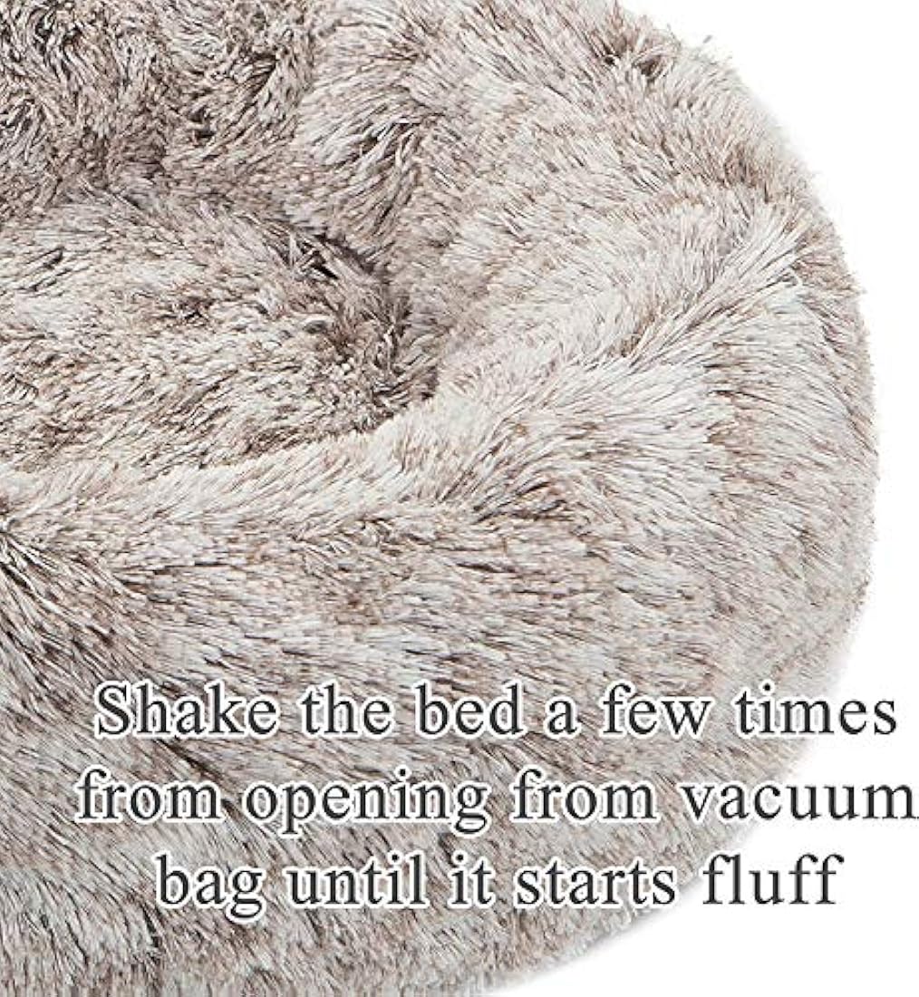 Cojín redondo de dona para perro, calmante talla 50cm