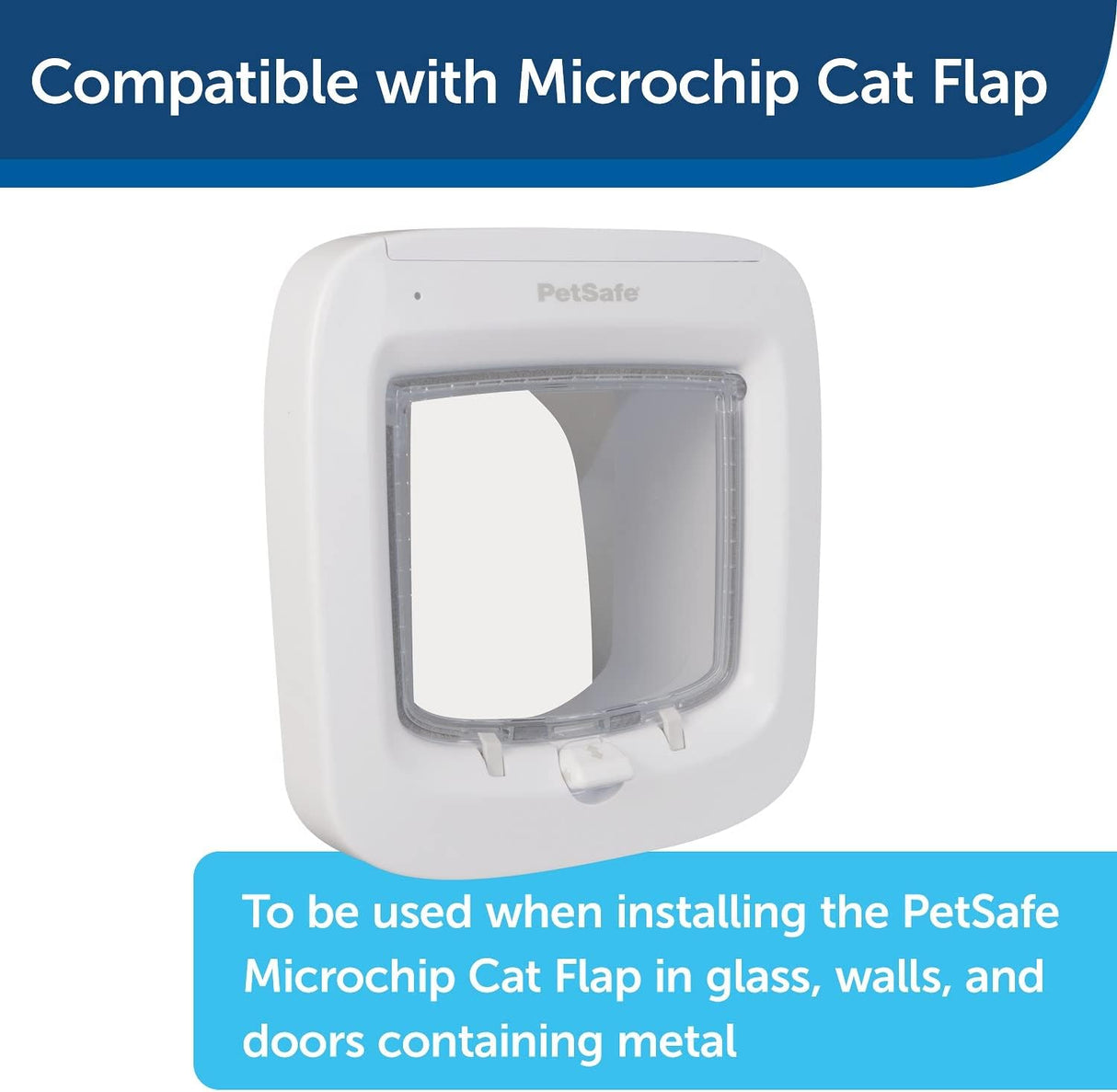 Adaptador de instalación Microchip Cat Flap y solapa manual