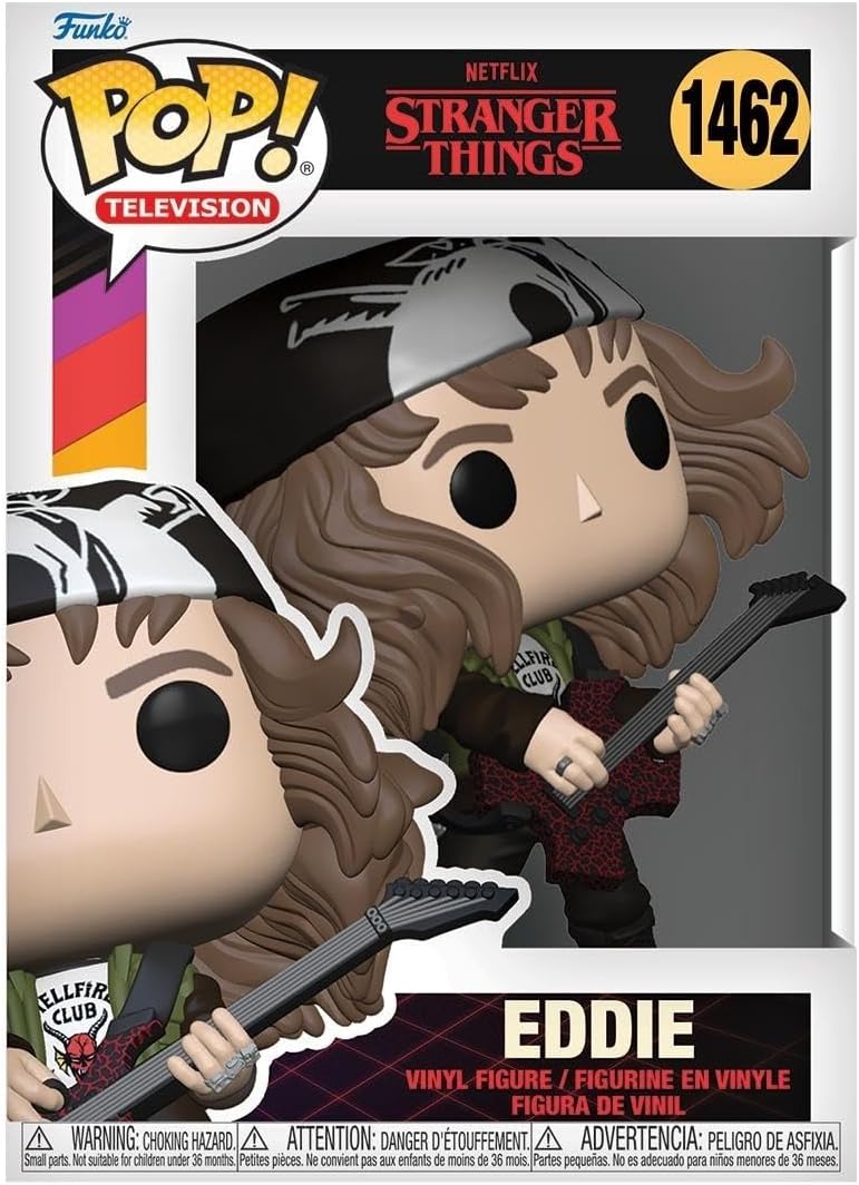 Figurita Funko Pop! TV: Stranger Things - Eddie Cazador