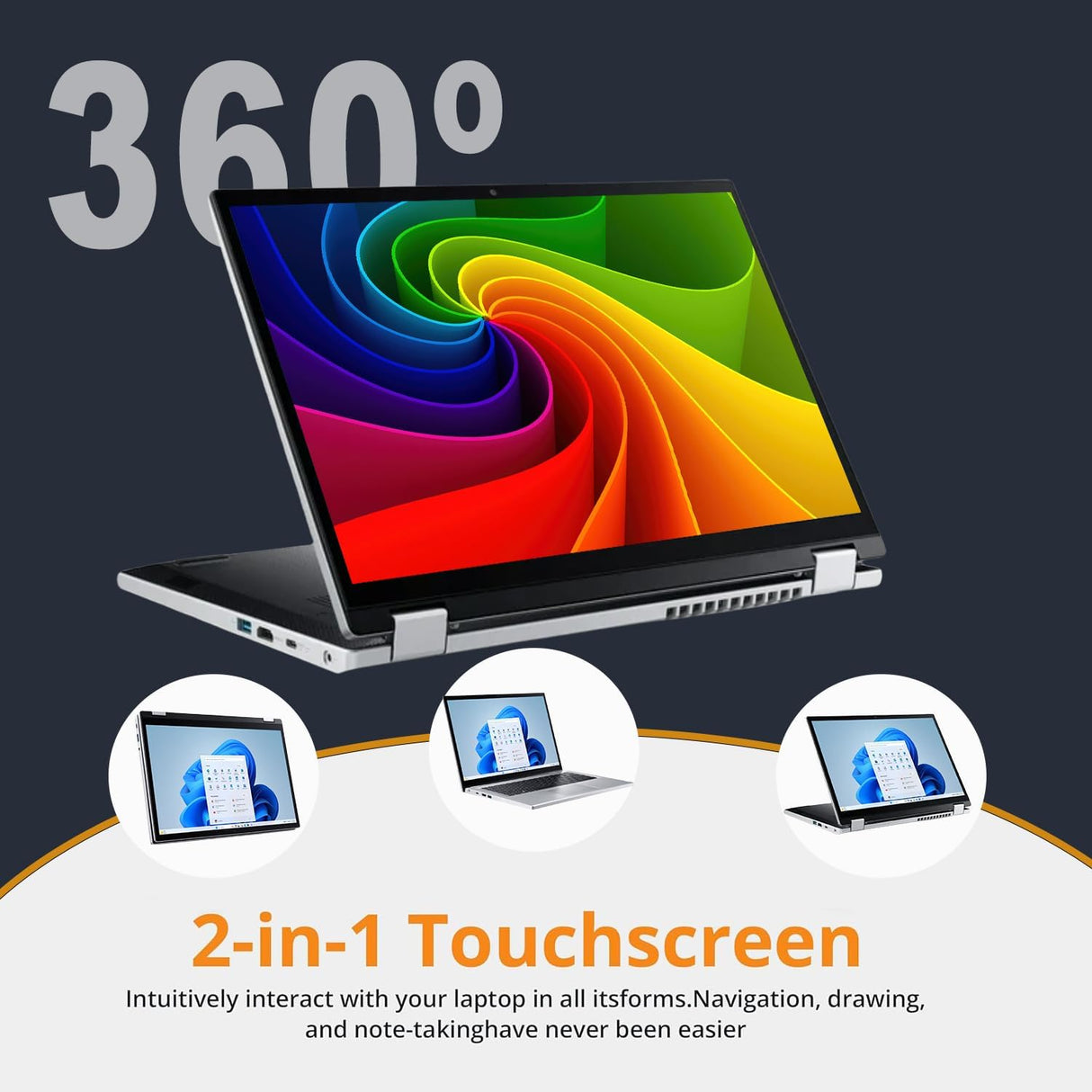 Laptop 2 en 1 Acer Aspire 3 Spin 14, 14 WUXGA, i3-N305